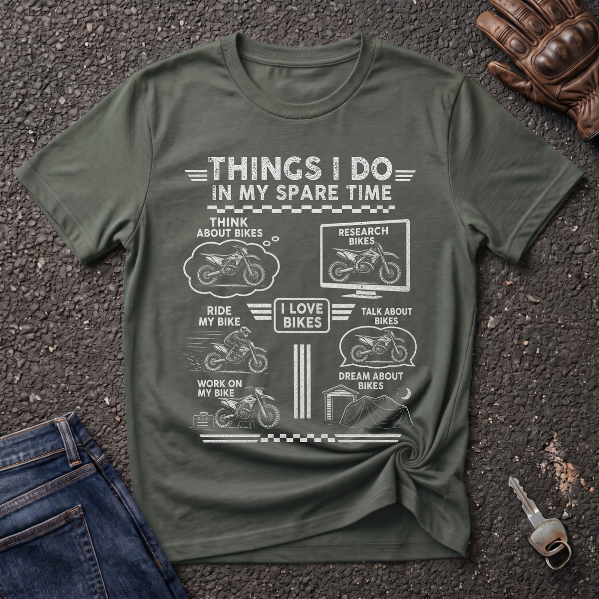 Biker Free Time T-shirt