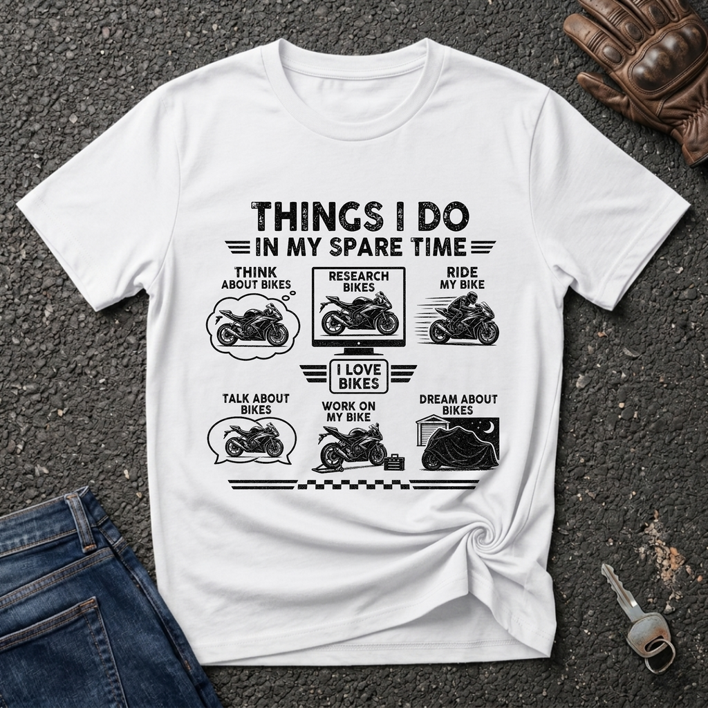 Biker Spare Time T-shirt