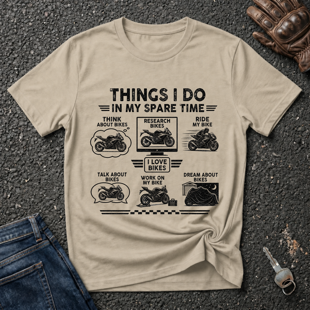 Biker Spare Time T-shirt