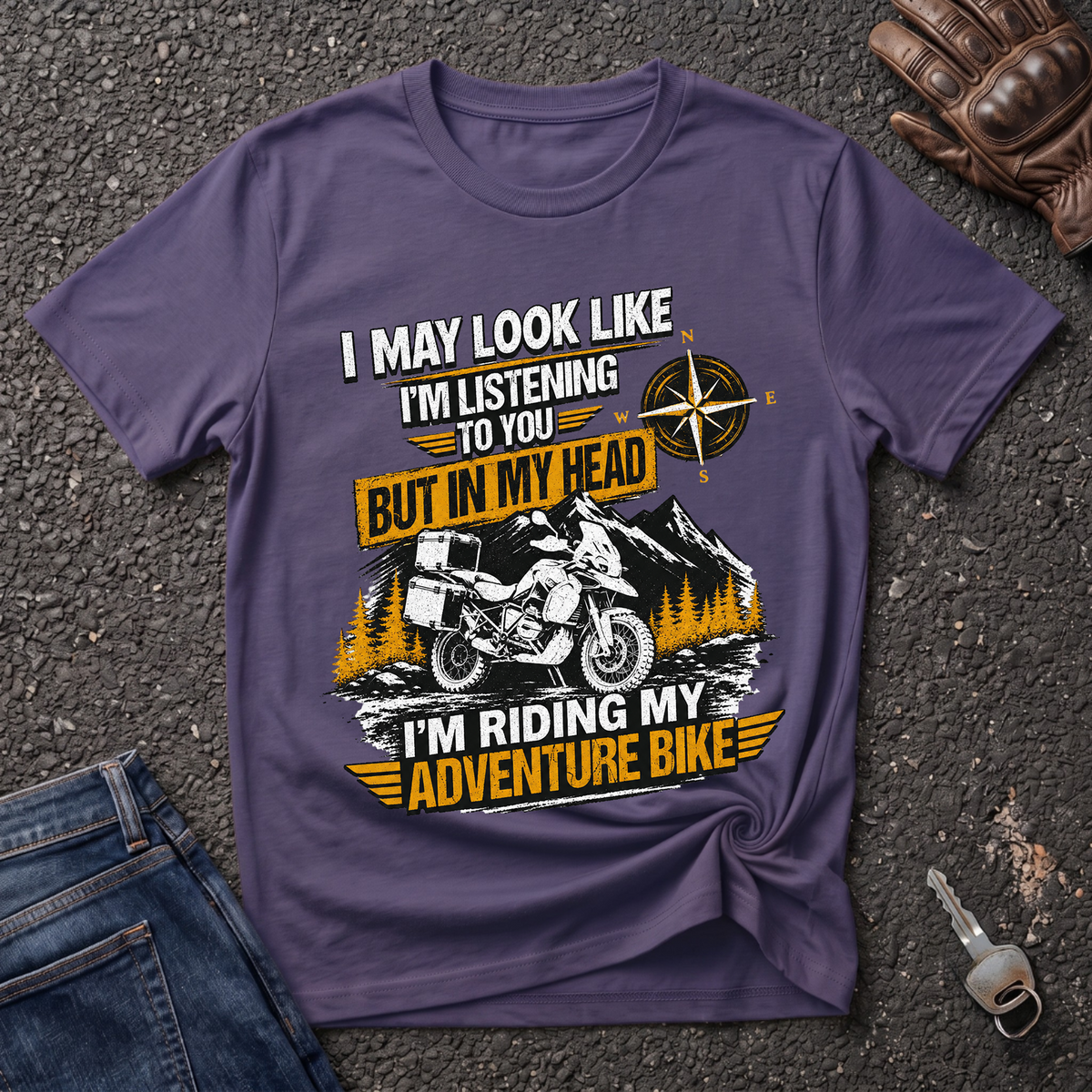 Riding Adventure Bike T-shirt