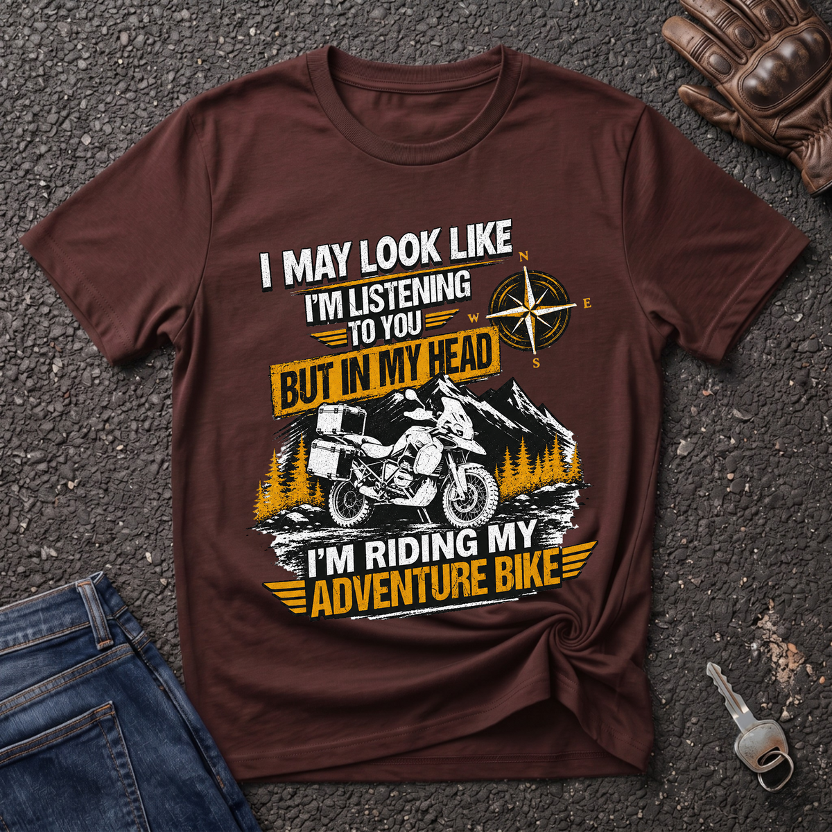 Riding Adventure Bike T-shirt