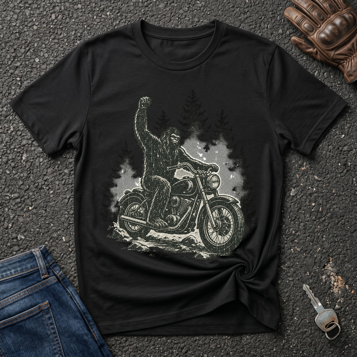 Bigfoot Fist  T-shirt