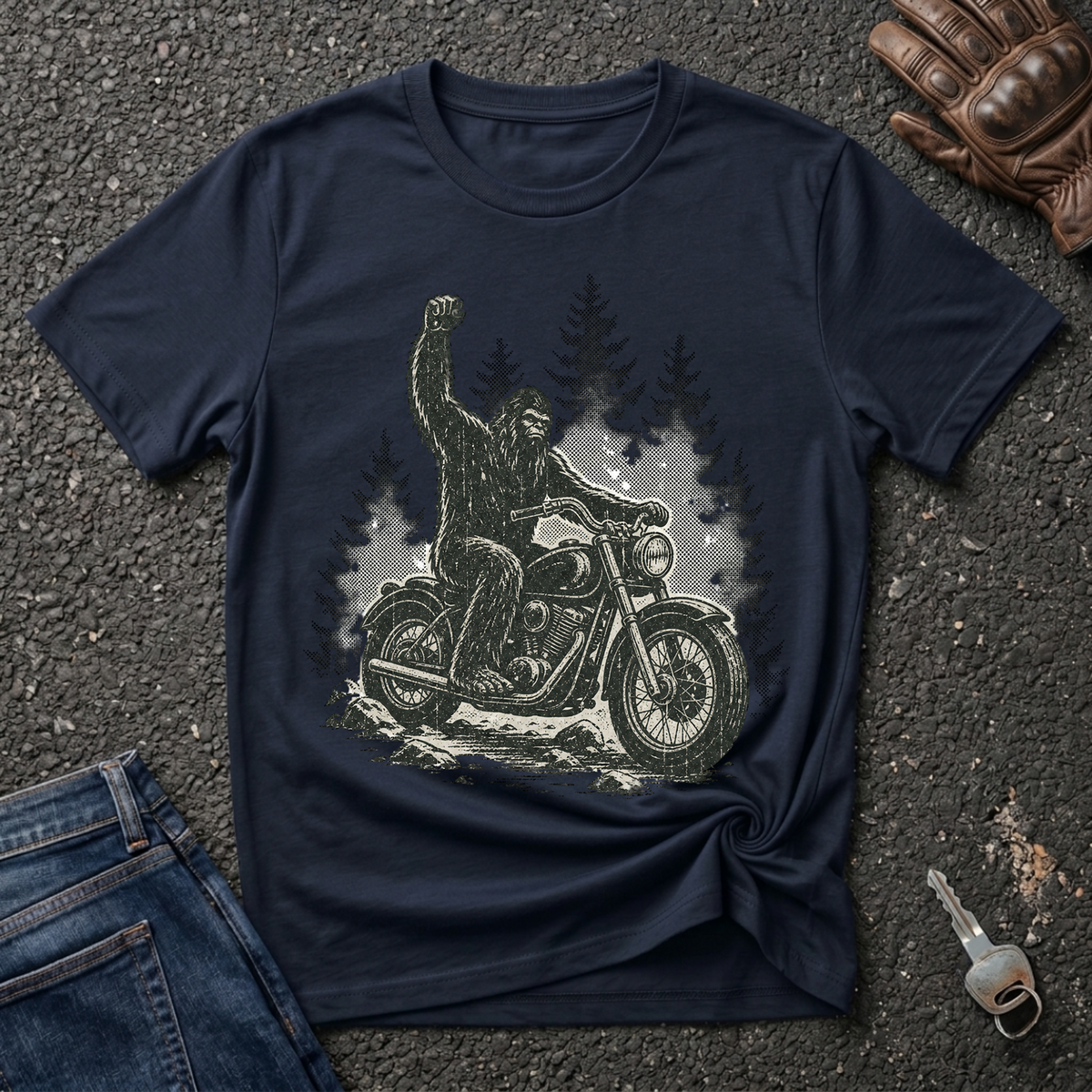 Bigfoot Fist  T-shirt