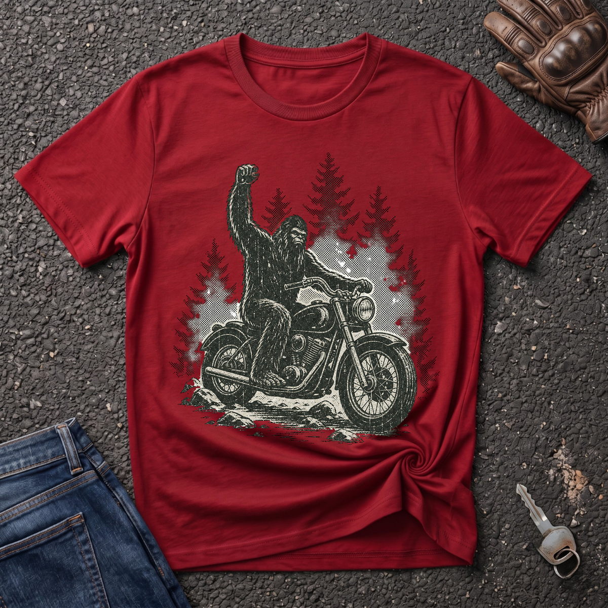 Bigfoot Fist  T-shirt