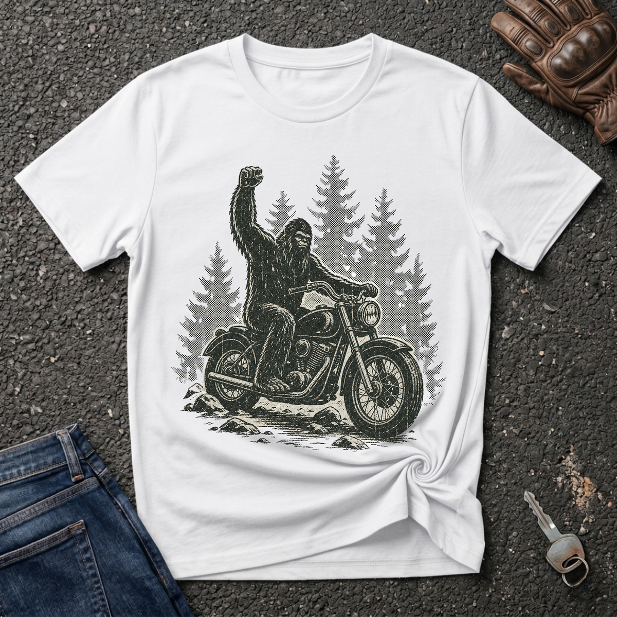 Bigfoot Fist  T-shirt