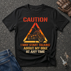 I May Talk About My Bike - Signal  T-shirt