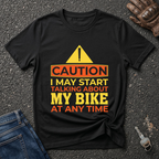 Caution Bike  T-shirt