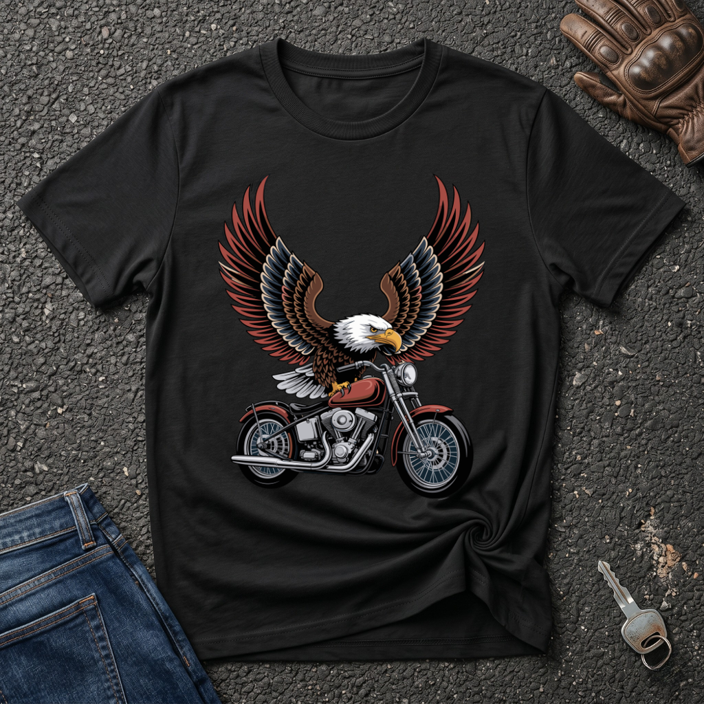 Eagle Biker  T-shirt