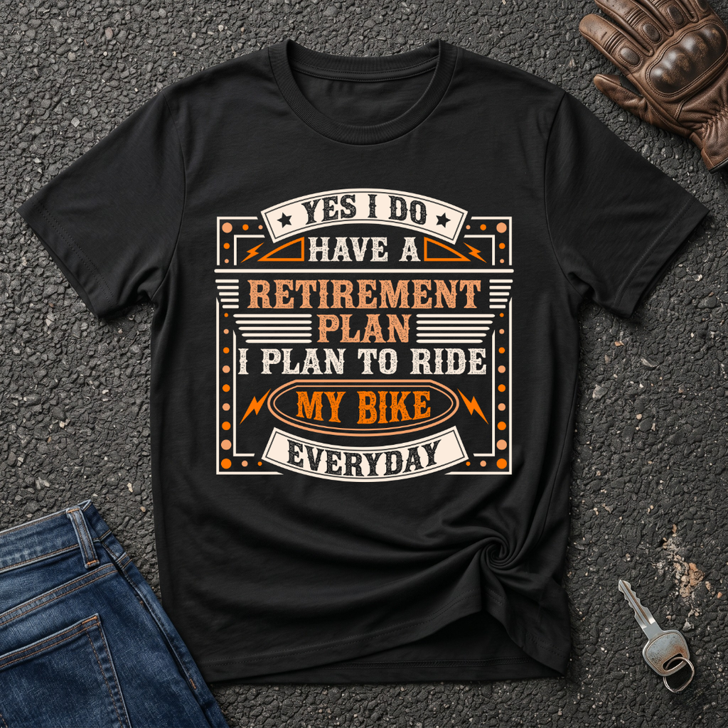 Yes Retire Bike  T-shirt