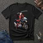Vintage Samurai Biker  T-shirt