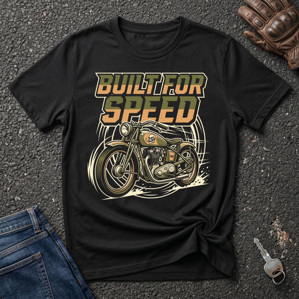 Speed - Green Bike  T-shirt