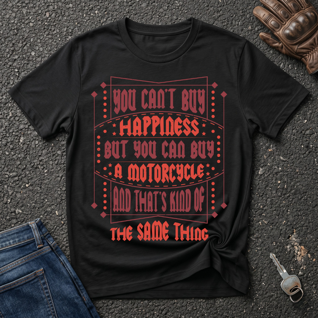 Happiness Reto  T-shirt