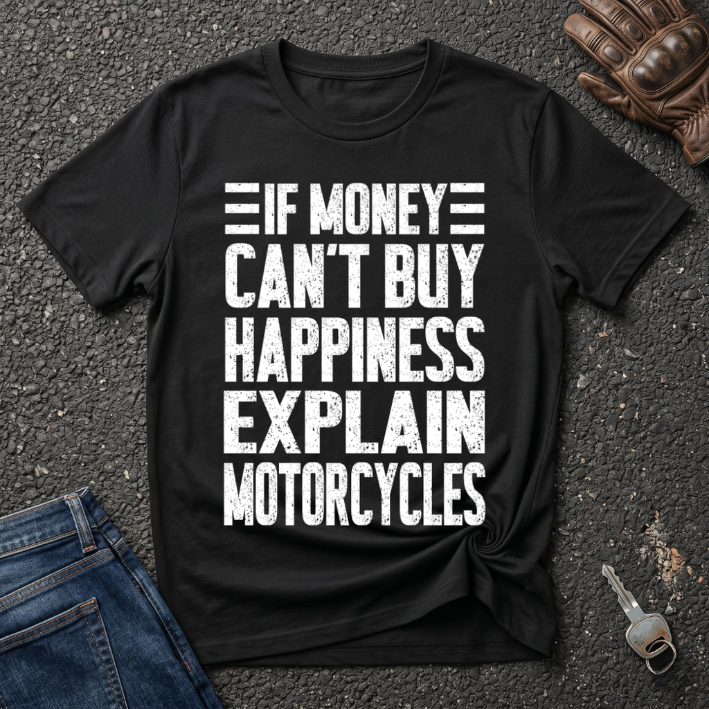 Motorcycles White  T-shirt