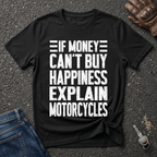 Motorcycles White  T-shirt