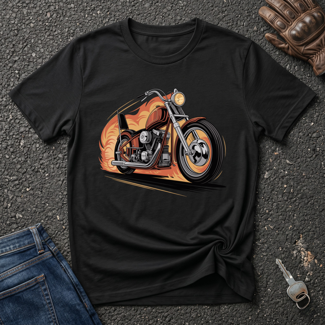 Bike On Fire  T-shirt