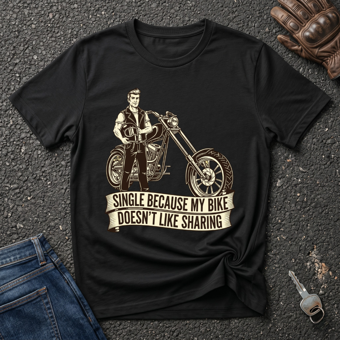 Single Biker Vintage  T-shirt