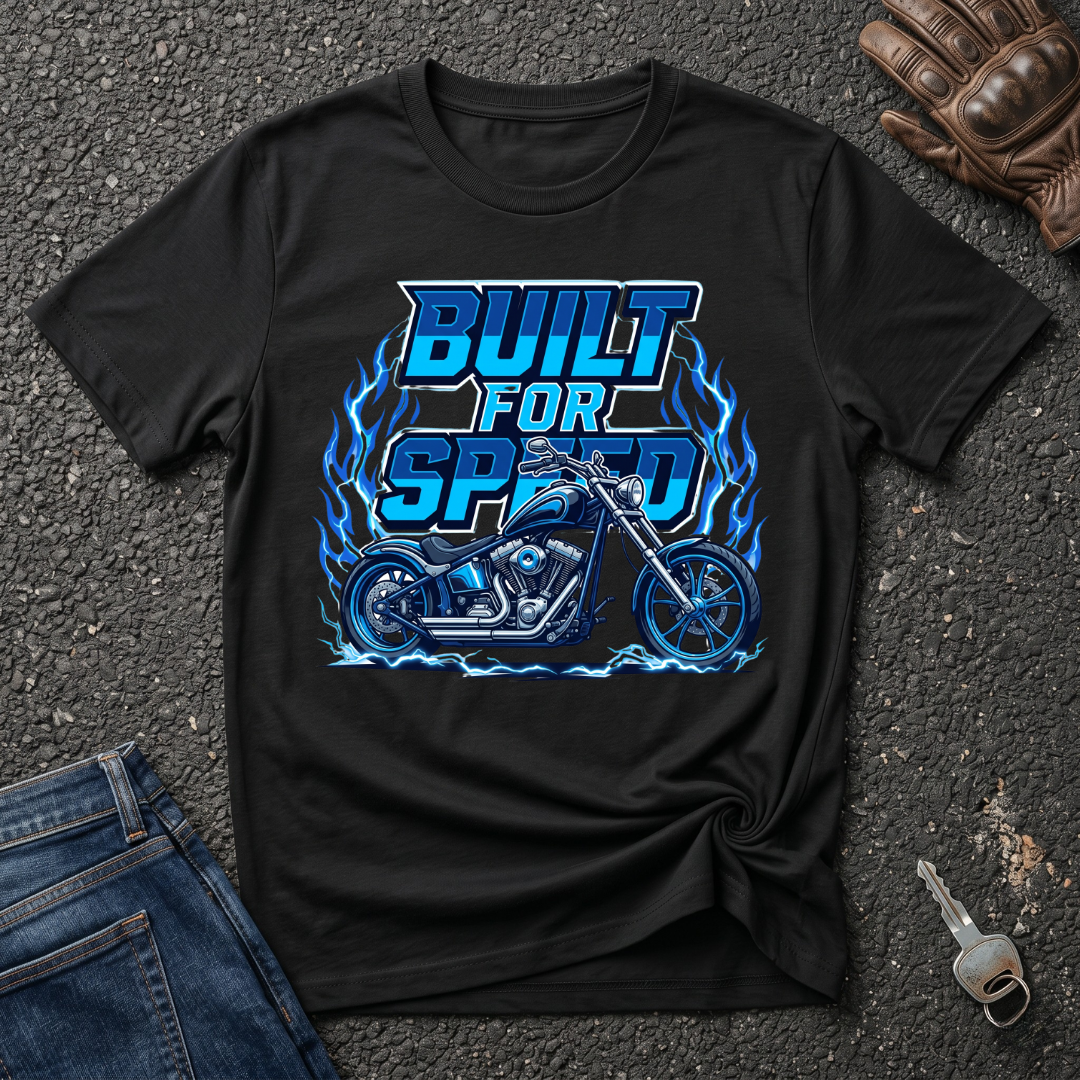 Speed - Blue Bike  T-shirt