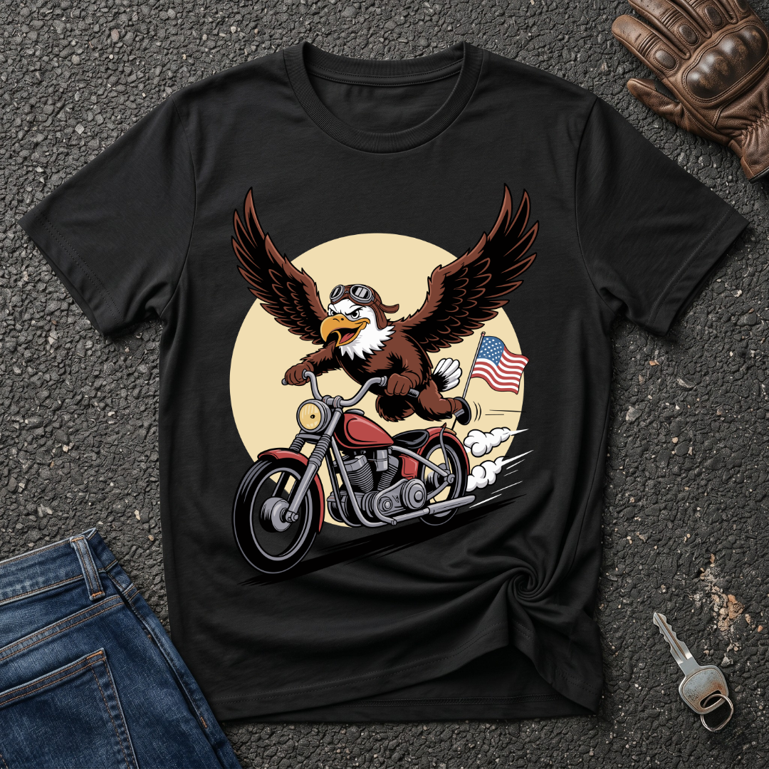 Eagle American Biker  T-shirt