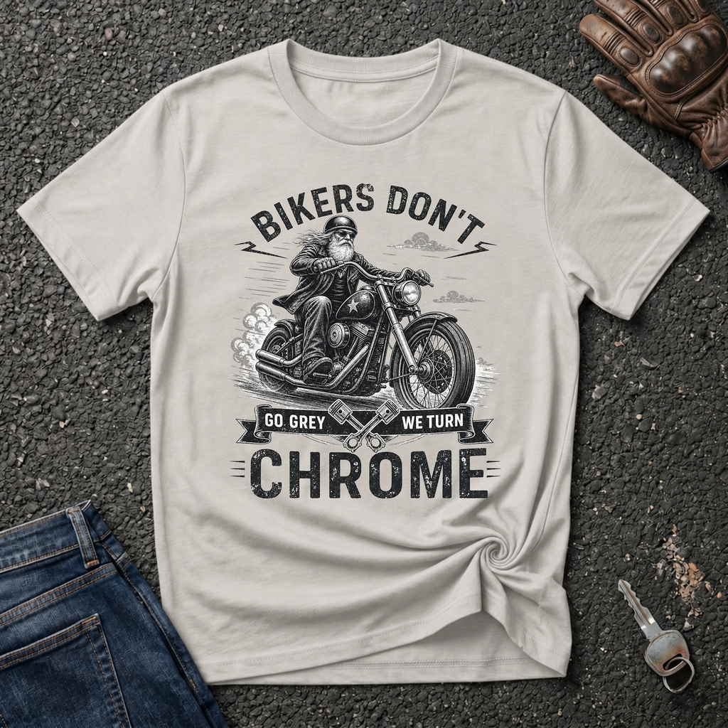 Chrome Biker  T-shirt