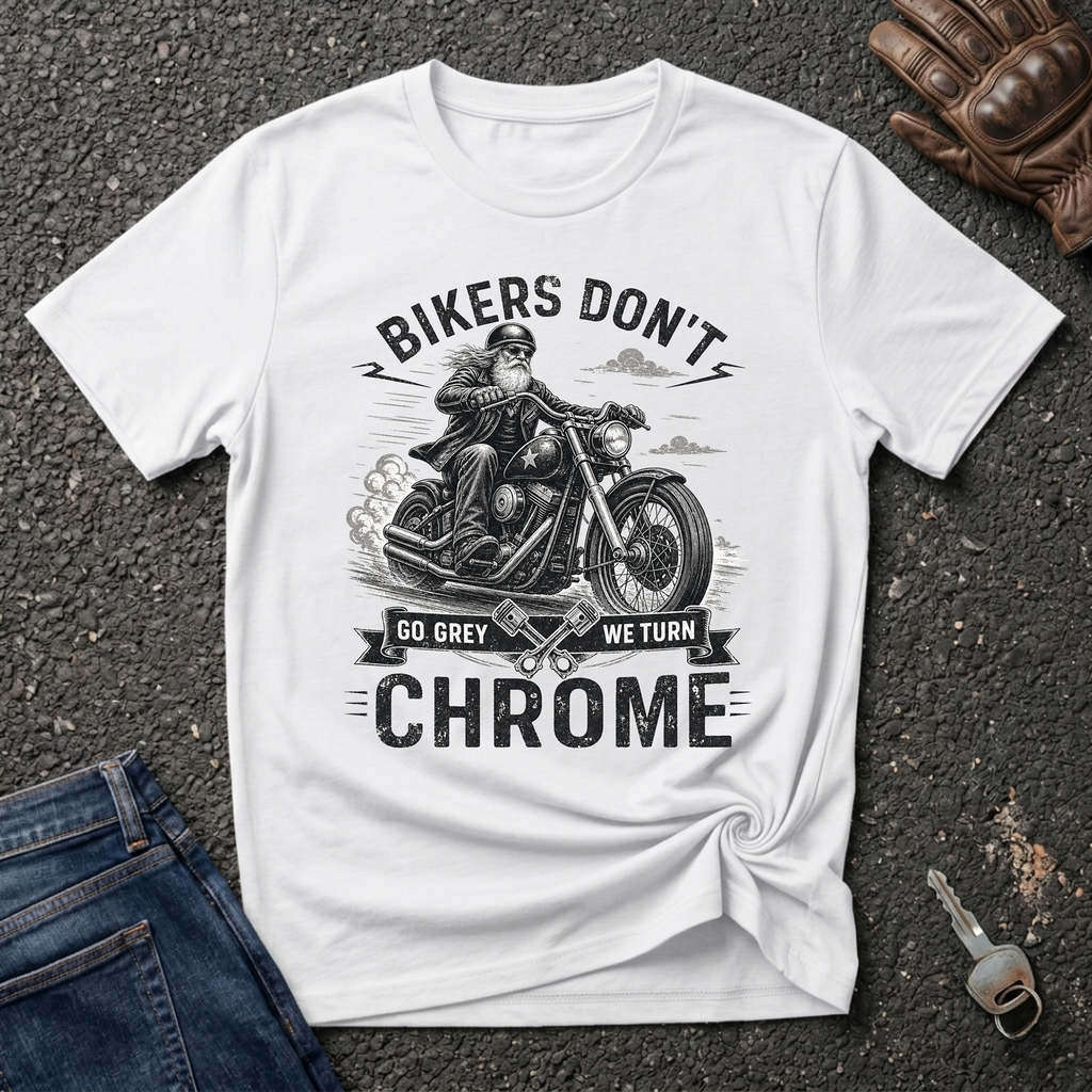 Chrome Biker  T-shirt