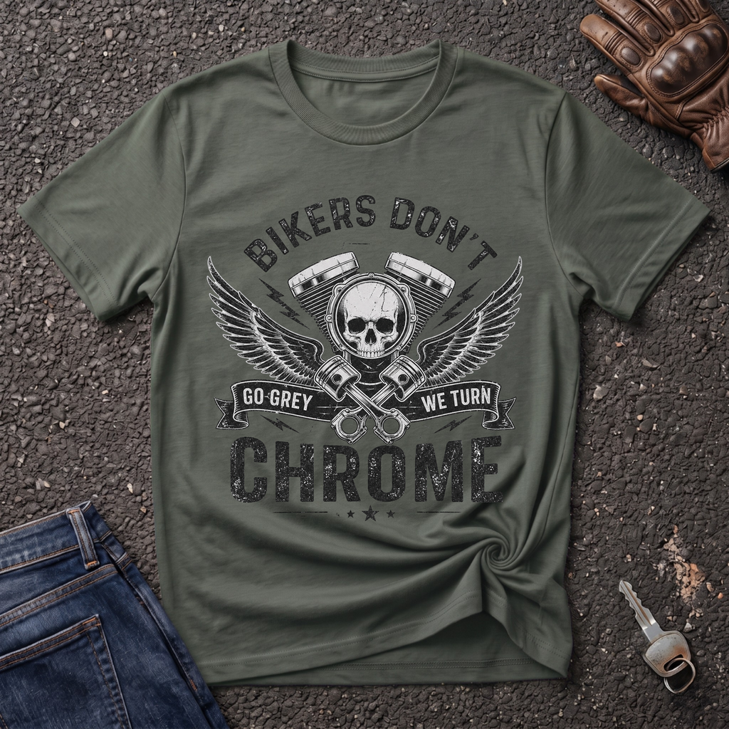 Skull Chrome  T-shirt