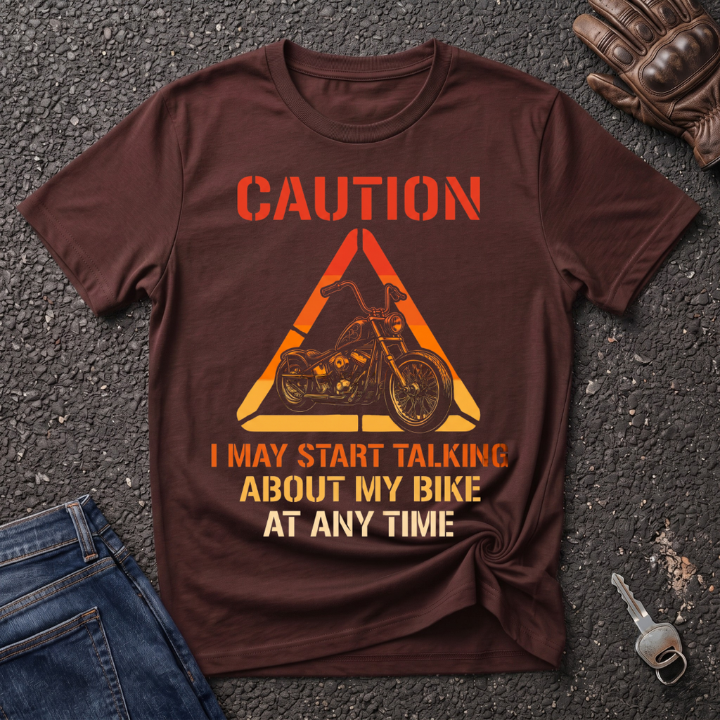 I May Talk About My Bike - Signal  T-shirt