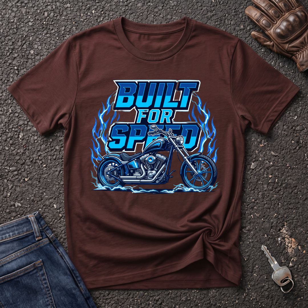 Speed - Blue Bike  T-shirt