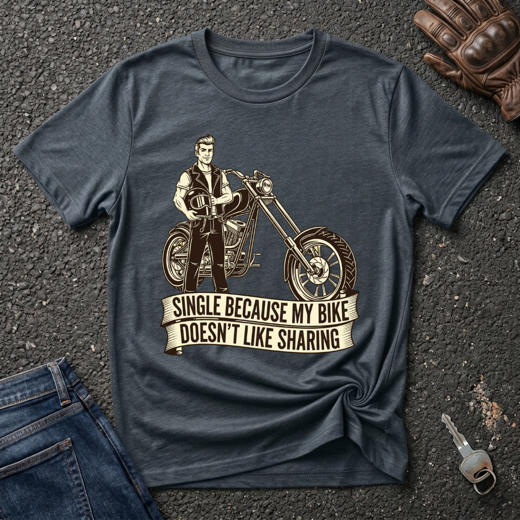 Single Biker Vintage  T-shirt
