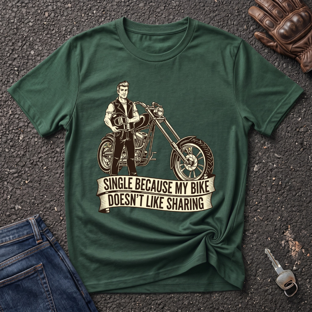 Single Biker Vintage  T-shirt