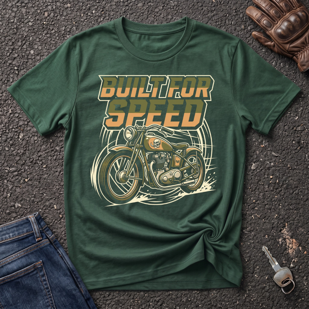 Speed - Green Bike  T-shirt