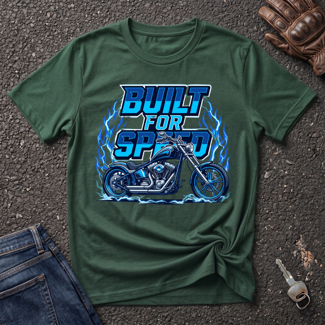 Speed - Blue Bike  T-shirt