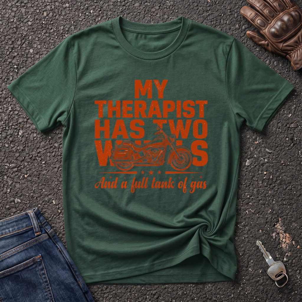 2 Wheels Therapist  T-shirt