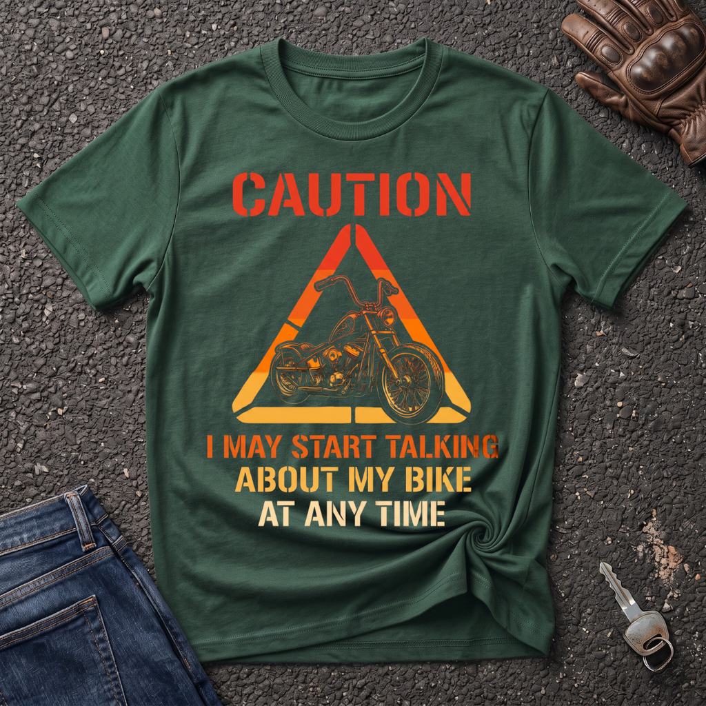 I May Talk About My Bike - Signal  T-shirt