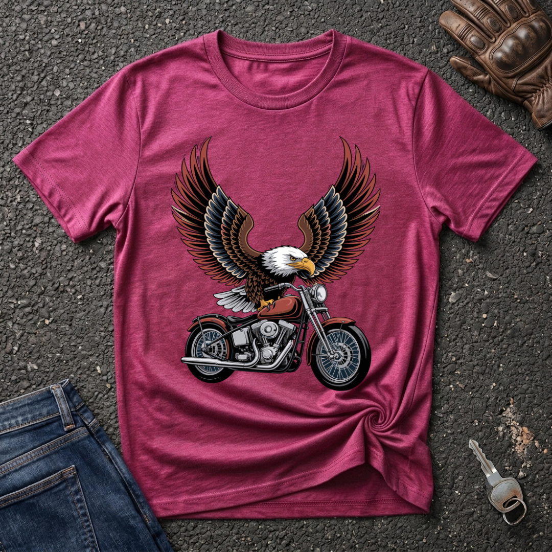 Eagle Biker  T-shirt