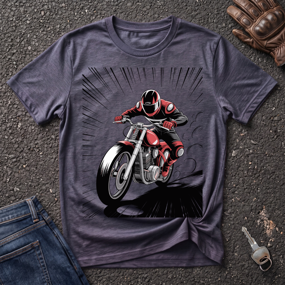 Comics Biker  T-shirt