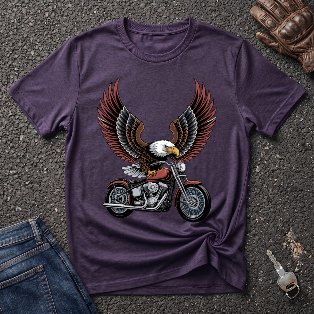 Eagle Biker  T-shirt