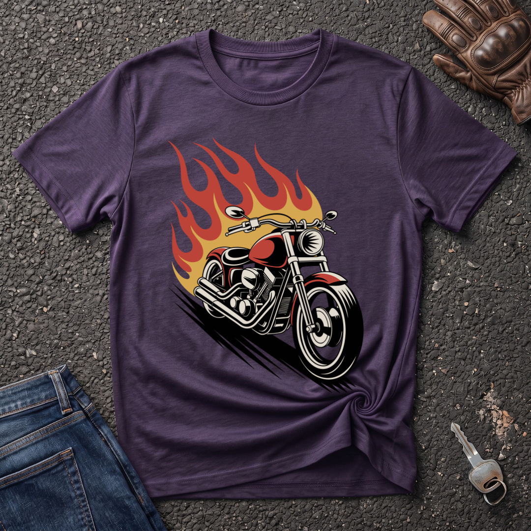 Bike On Fire  T-shirt