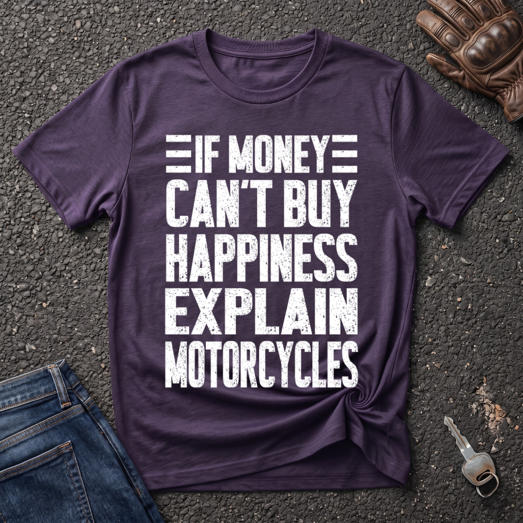Motorcycles White  T-shirt