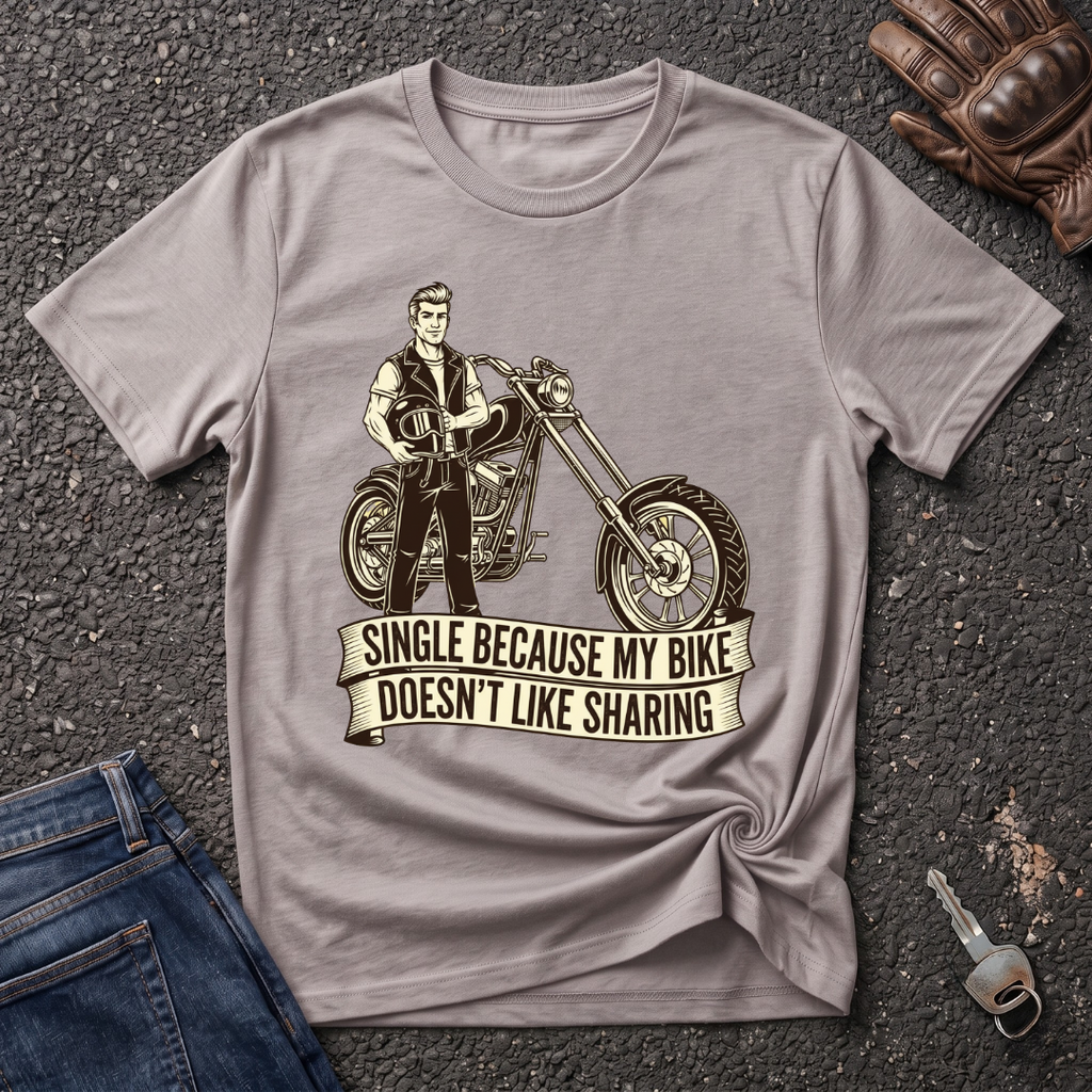 Single Biker Vintage  T-shirt