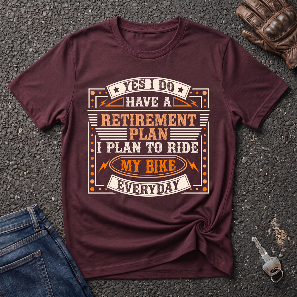 Yes Retire Bike  T-shirt