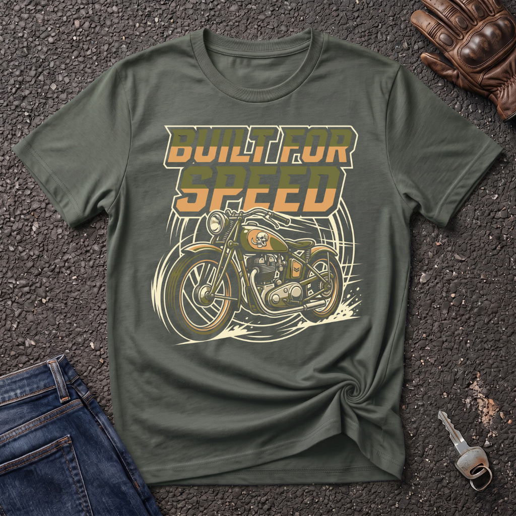 Speed - Green Bike  T-shirt