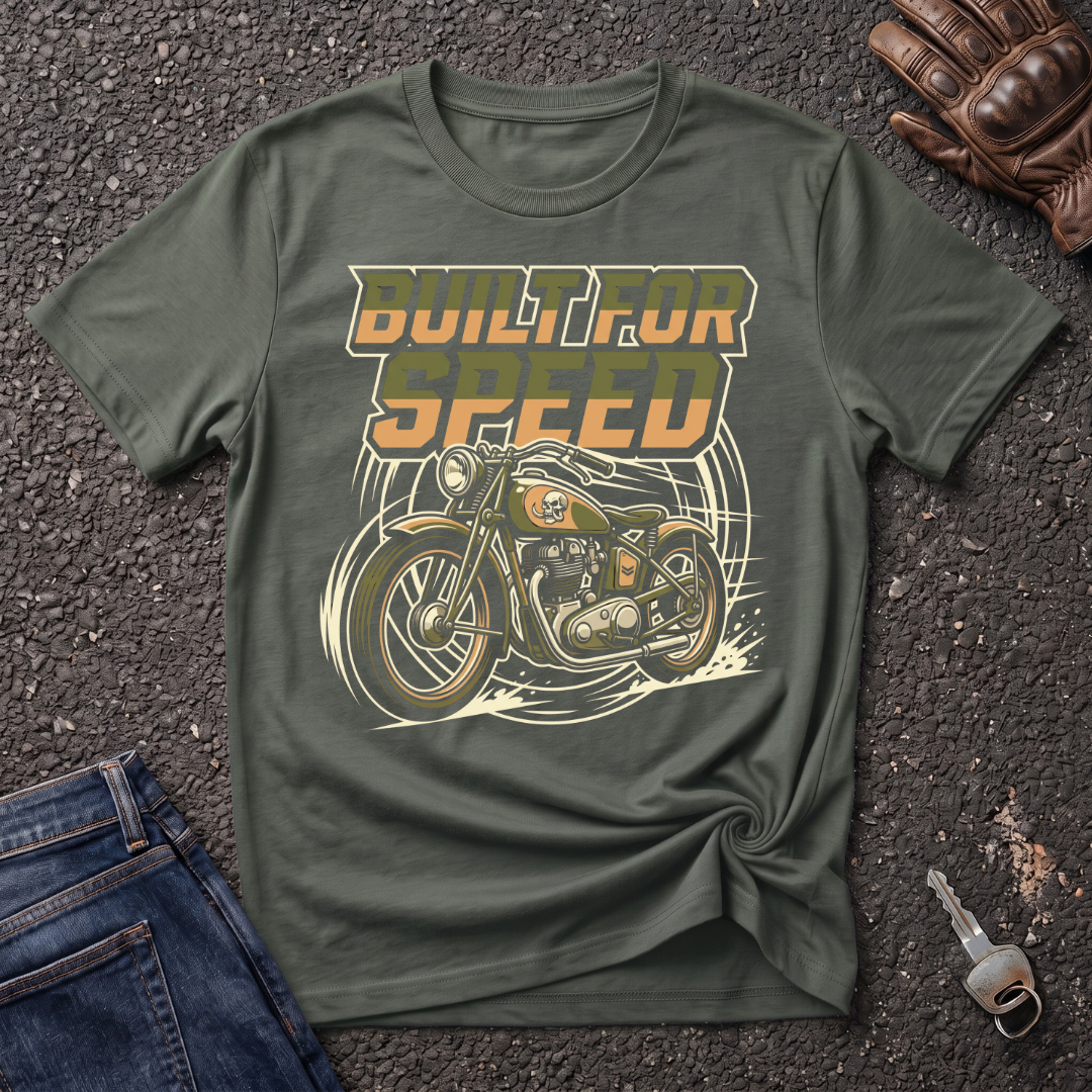 Speed - Green Bike  T-shirt