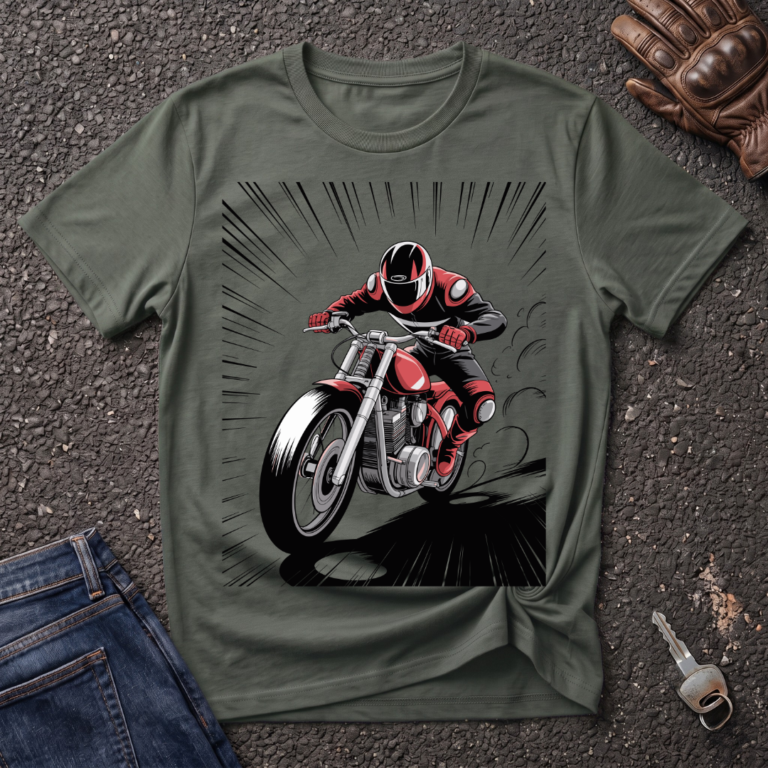 Comics Biker  T-shirt