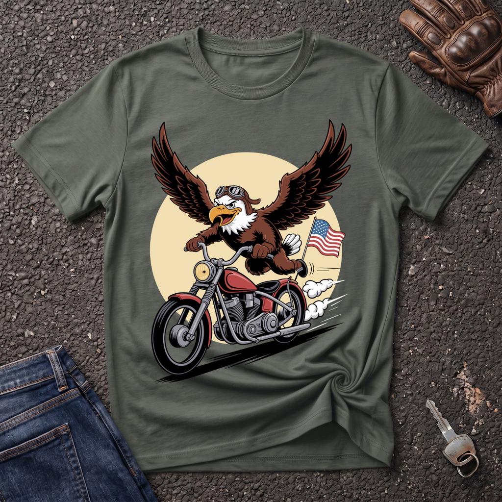 Eagle American Biker  T-shirt