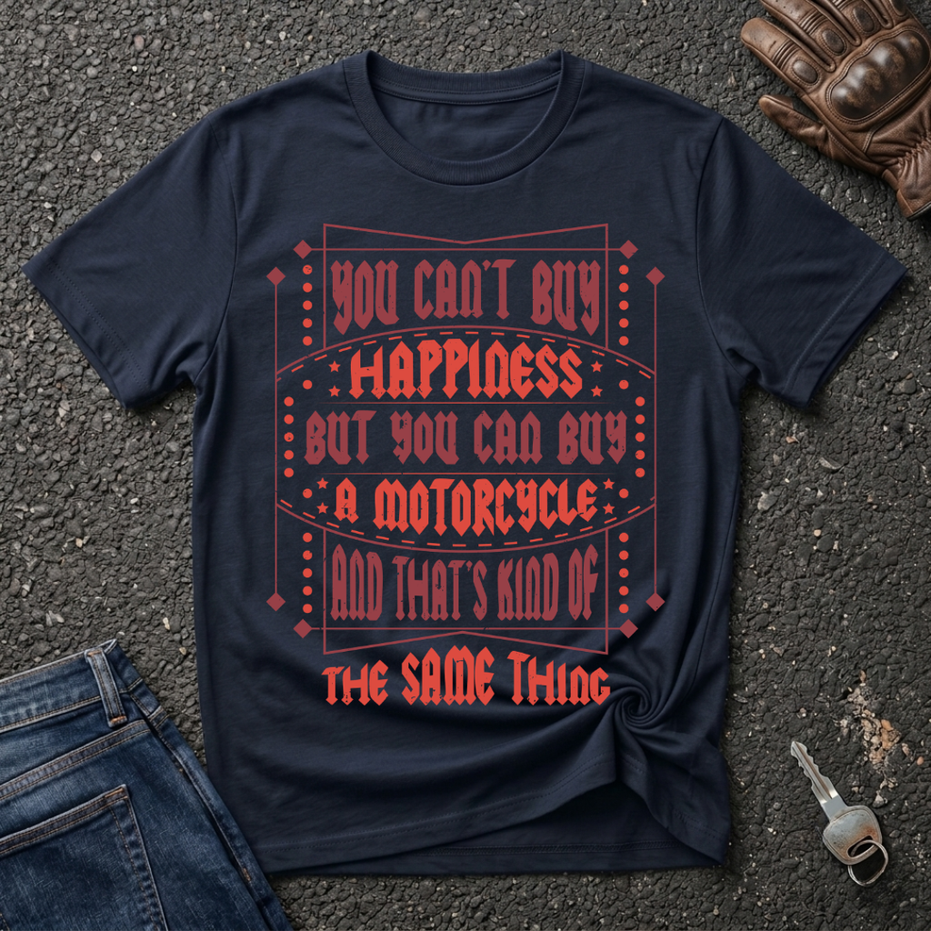 Happiness Reto  T-shirt