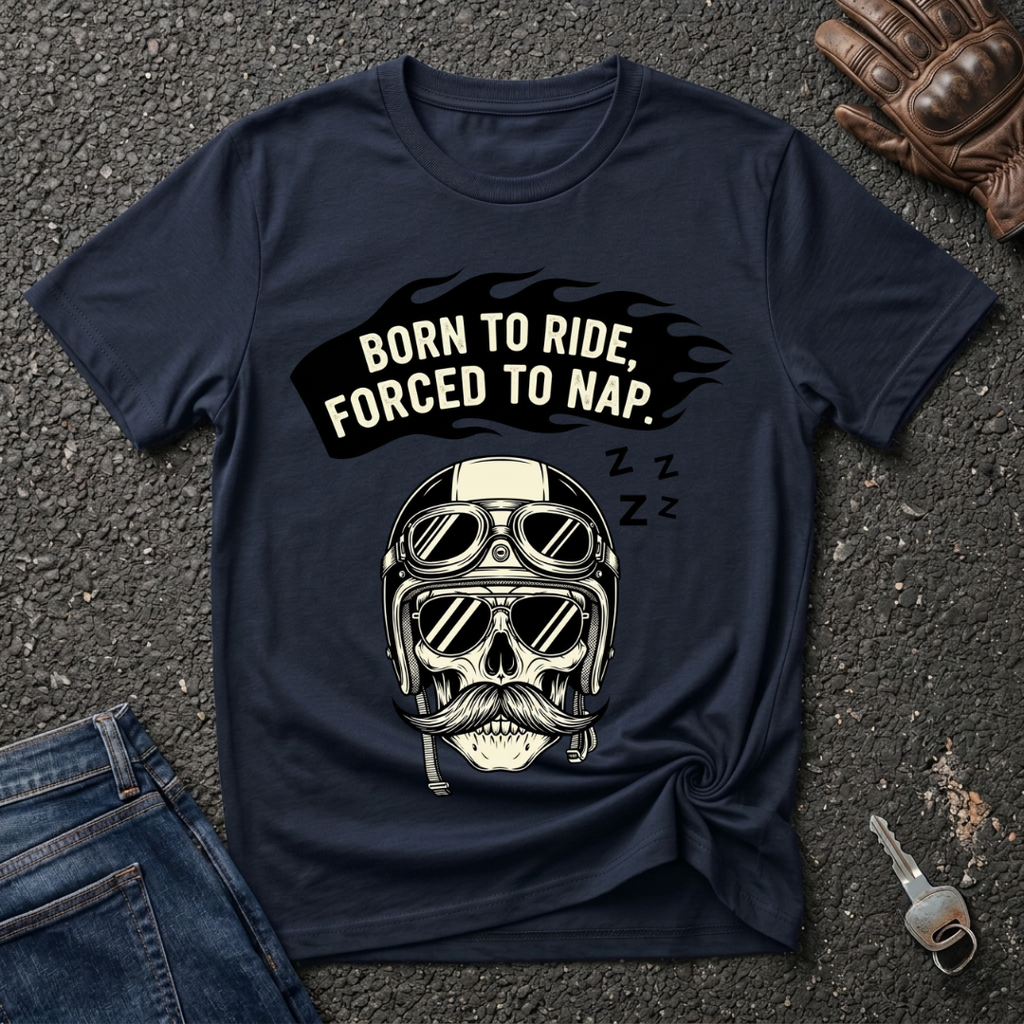 Born To Ride Forced To Nap  T-shirt