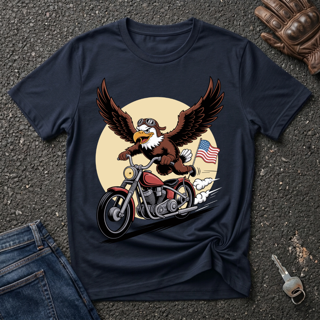 Eagle American Biker  T-shirt