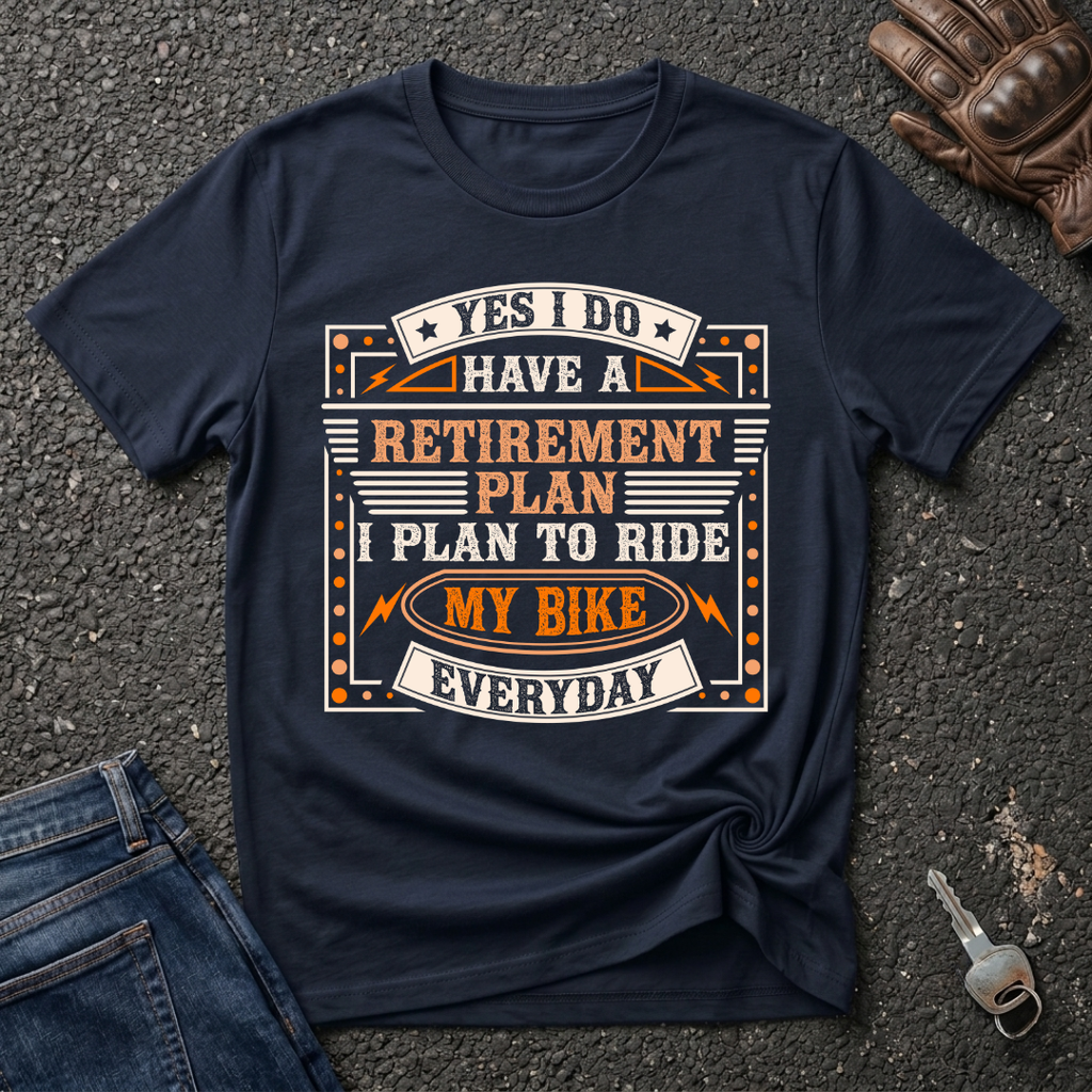 Yes Retire Bike  T-shirt
