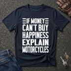 Motorcycles White  T-shirt