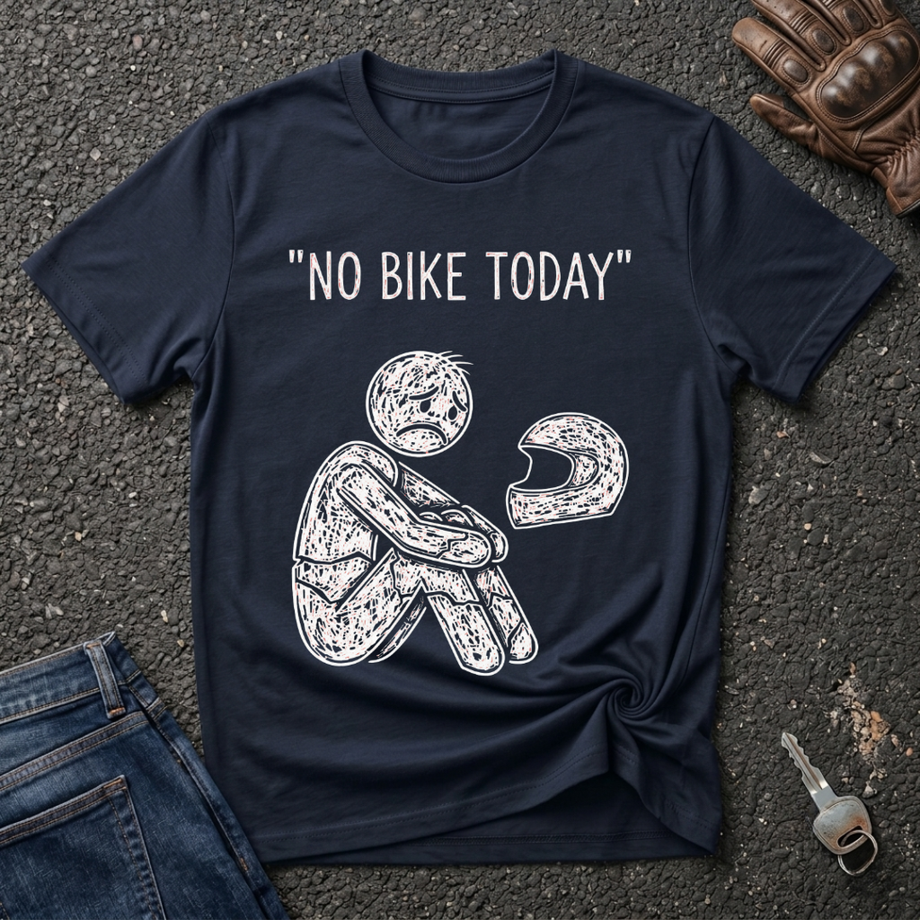 No Bike Today  T-shirt